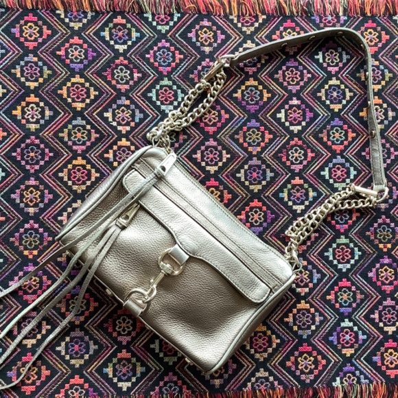 Rebecca Minkoff mini MAC bag gold taupe - Picture 2 of 16